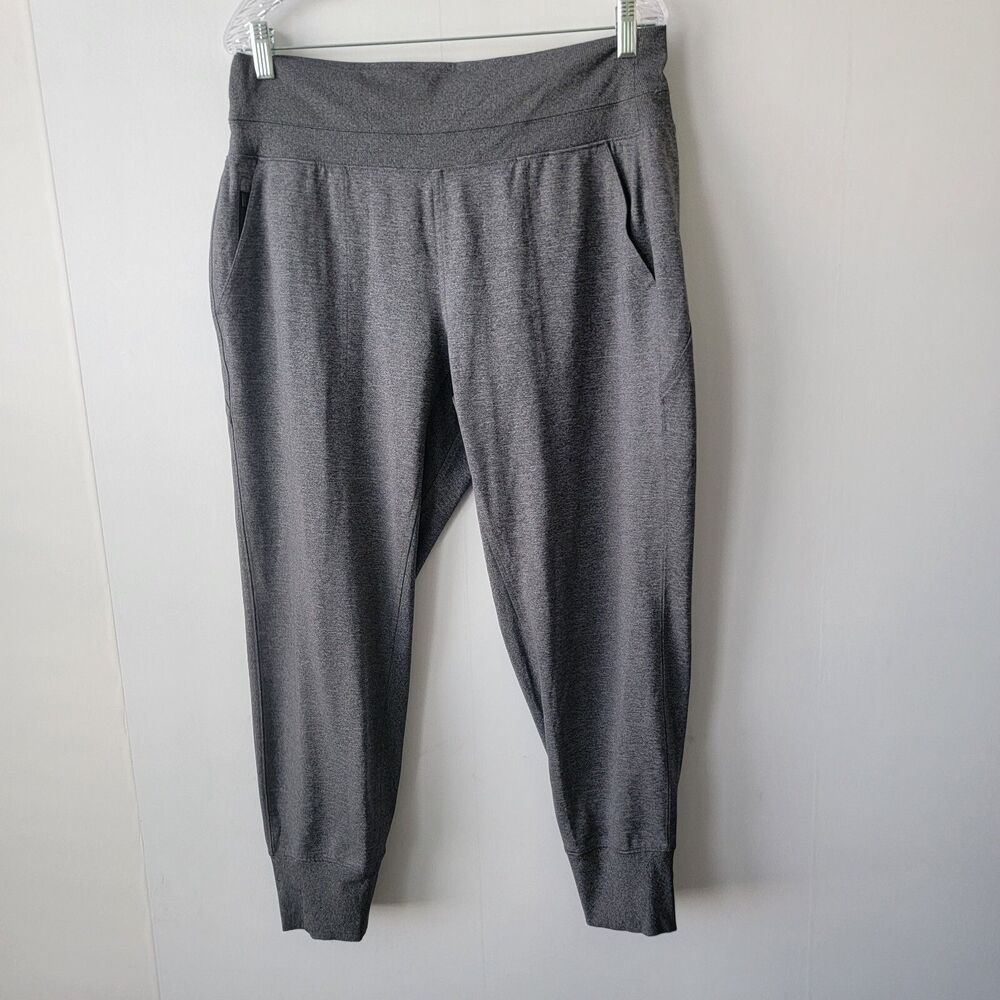 Athleta womens Venice High Rise Joggers‎ size L waistband Back zip pockets